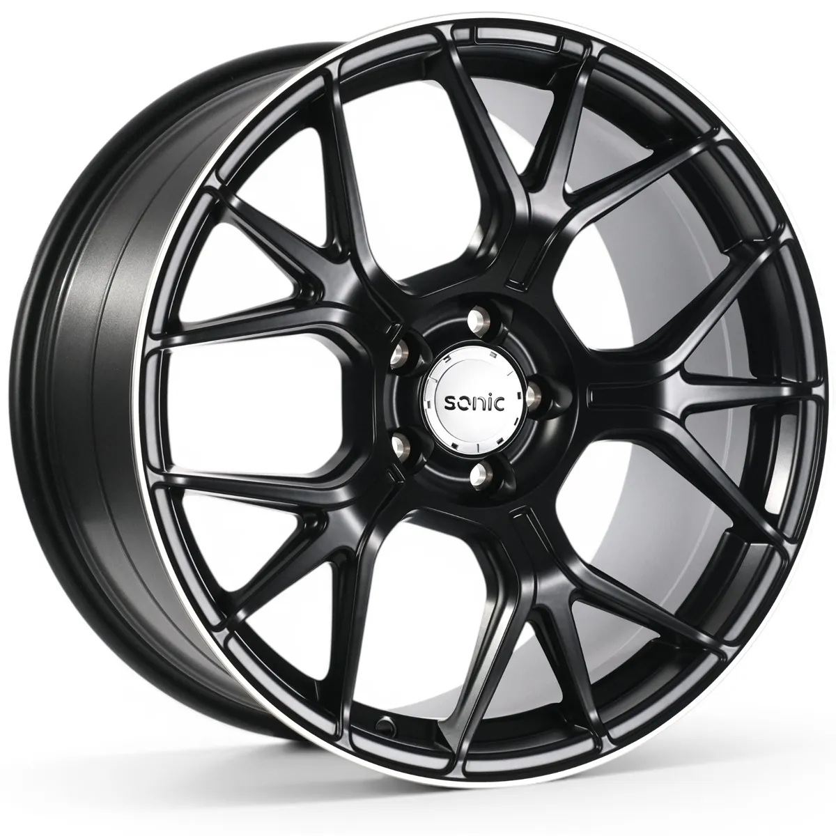 SONİC 1047/1 9.5X19 5X112 ET45 66,6 MATT BLACK/LD 1